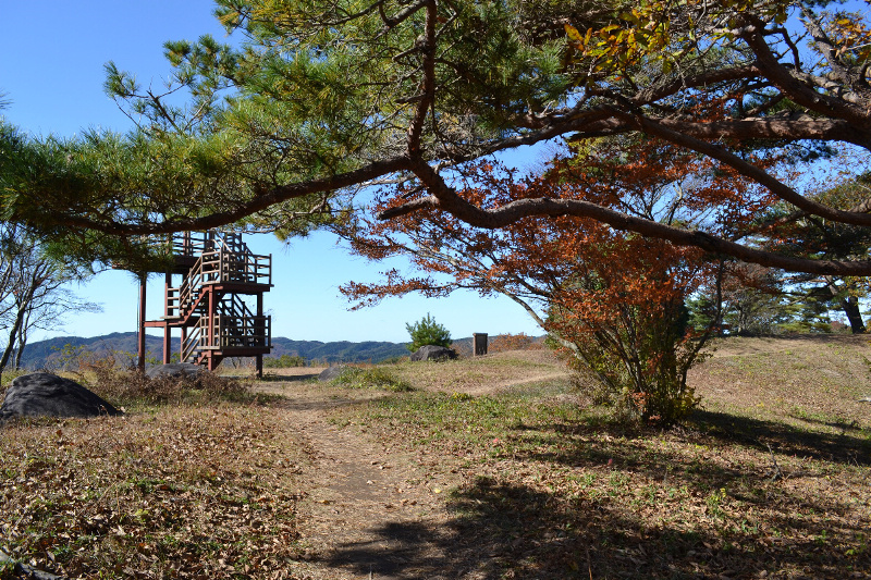 2012年11月16日 茨城県土岳山（花貫渓谷の紅葉とうっすら見えた富士山！） by tatuta