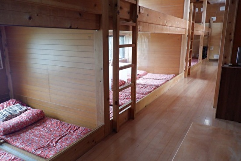 "八峰キレット小屋:寝室"