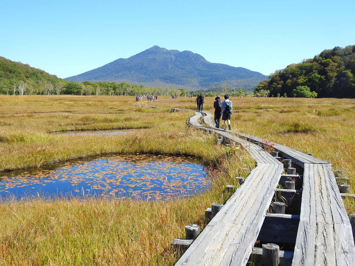 "尾瀬ヶ原と燧ヶ岳"