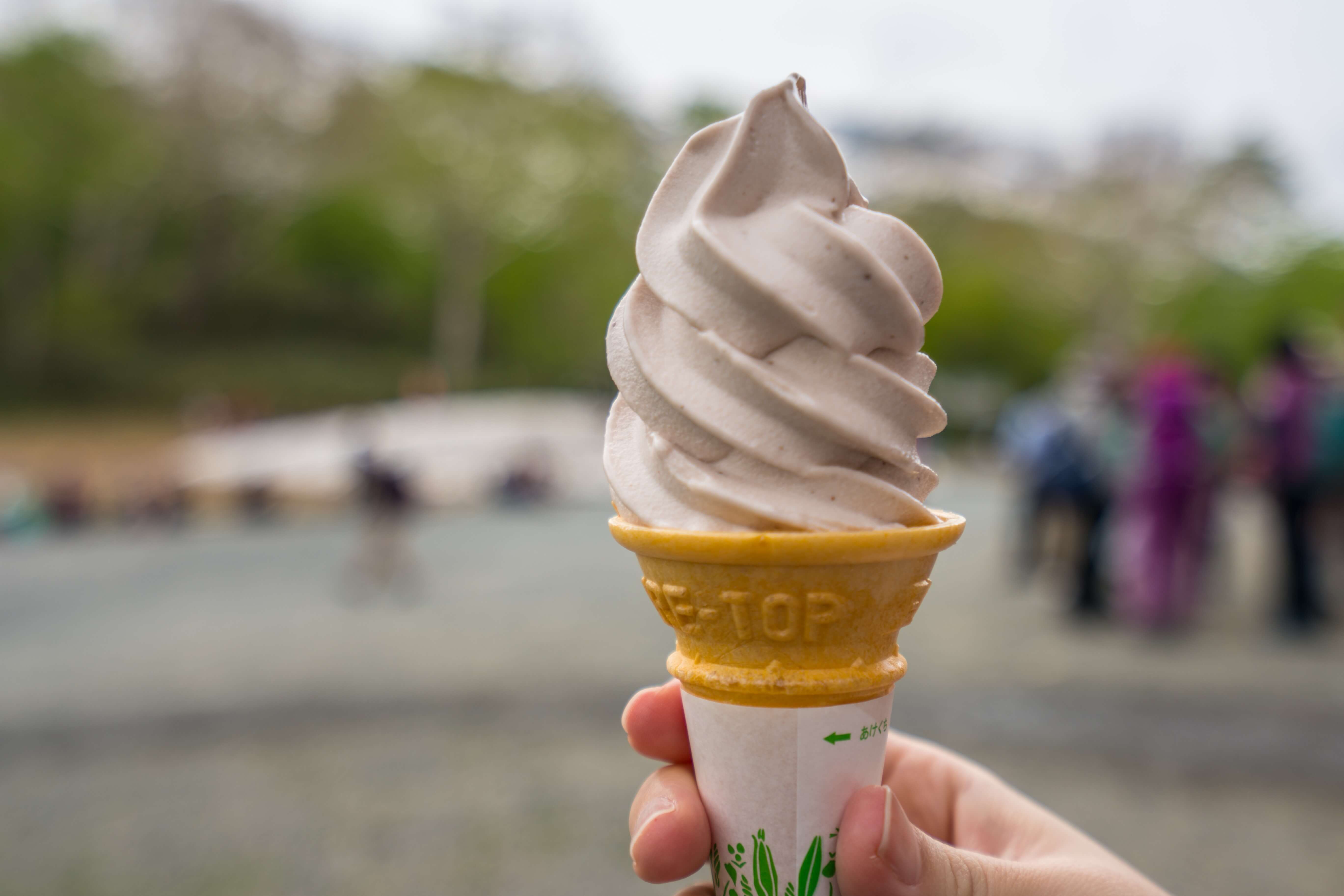 "花豆ソフトクリーム"